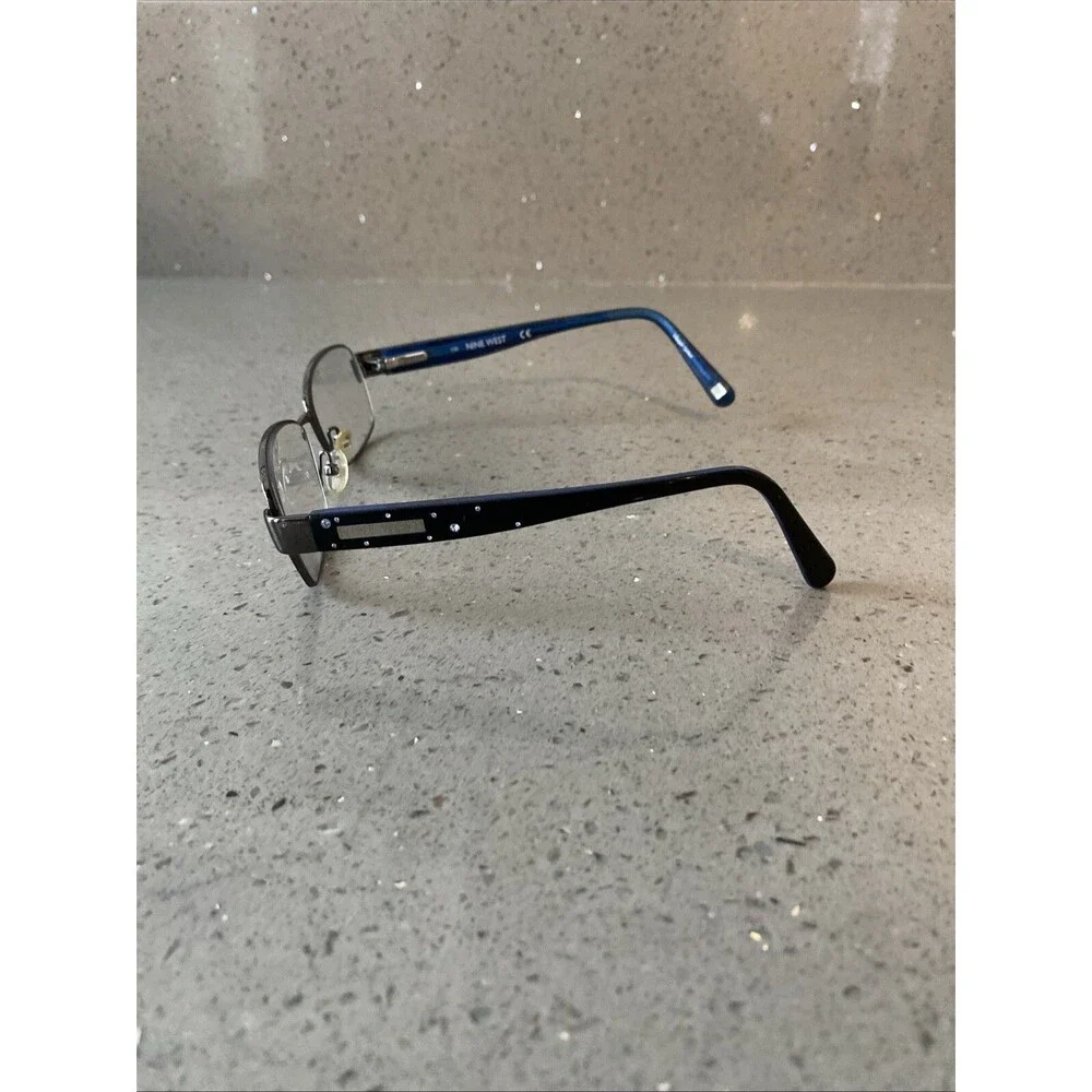 Nine West Eyeglass Frames ONLY NW1021 015 Full Rim Blue Galaxy 52-15-135